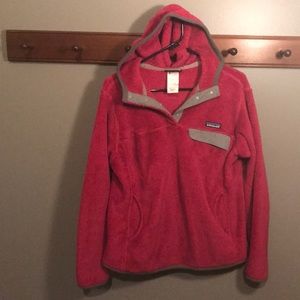 Patagonia Magenta Hoodie Pullover w Pockets